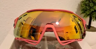 Gafas de sol deportivas rosas y multicolor