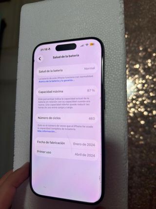 iPhone 15 Pro Azul Marino