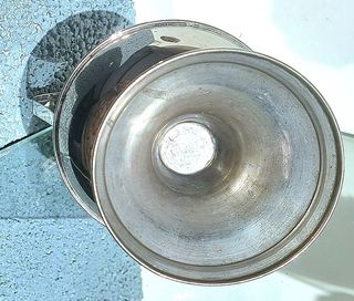 Caraffa Anfora Nichel-Cromo Vintage da collezione