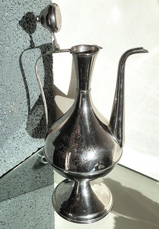 Caraffa Anfora Nichel-Cromo Vintage da collezione