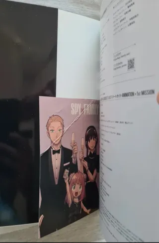 Spy x Family Animation 1st Mission Artbook