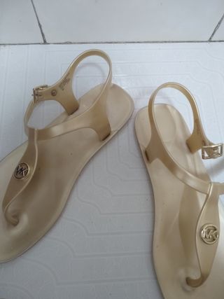 Zapatillas Michael Kors Doradas Talla 39