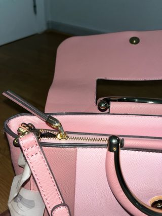 Bolso Parfois Rosa con forro Marrón