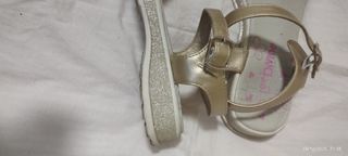 Sandali bambina oro/argento tg 36