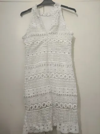 Vestido blanco de encaje