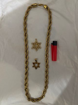 Cordon bañado en oro