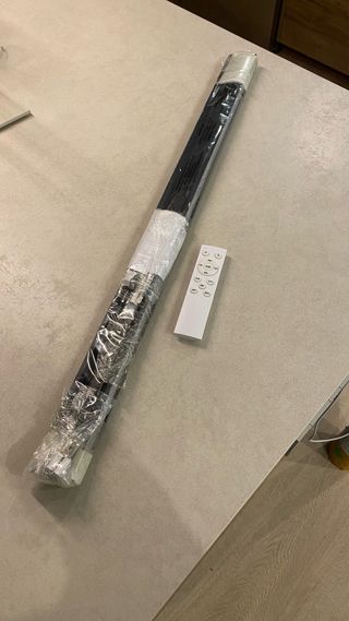 Lámpara LED Exterior Negra 80cm 3 Tonos