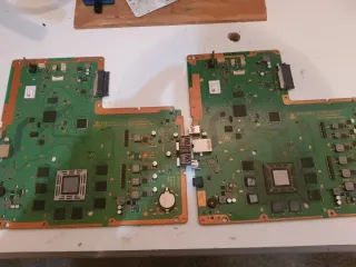 2 Placas Base PS4 Fat para piezas lus azul