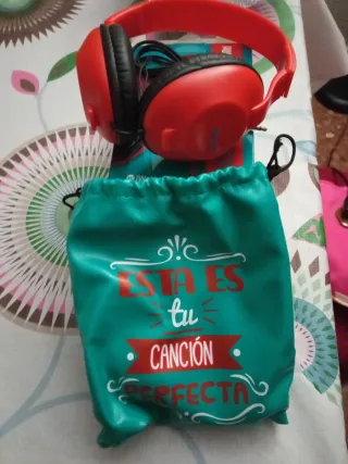 Auriculares Plegables iWotto Stereo Rojo/Negro