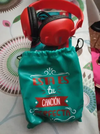 Auriculares Plegables iWotto Stereo Rojo/Negro