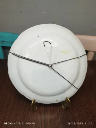 Plato decorativo porcelana francesa antiguo