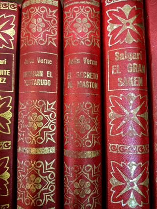 PACK 9 LIBROS DE AVENTURAS DE VERNE Y SALGARI