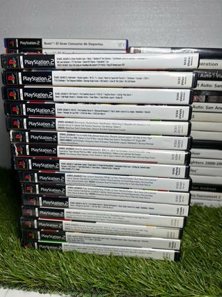 Lote ps2 + 35 juegos + 18 demos