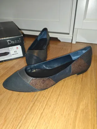 Zapatos planos piel Dansi talla 42