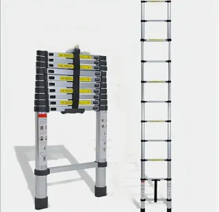 Escalera Telescópica Aluminio Varias Medidas