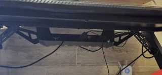 Mesa Gaming Negro/Rojo