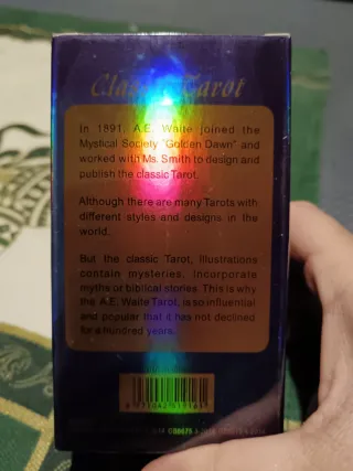 Cartas Tarot Clásico Mazo Tarot Rider-Waite-Smith