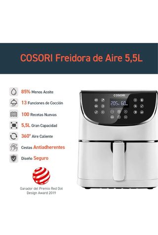 Freidora de aire Cosori 5.5L