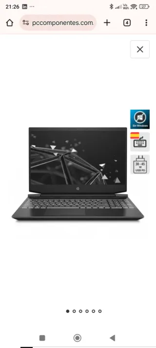 Portátil HP Pavilion Gaming 15-EC0007NS