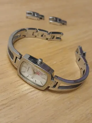 Reloj Fossil Mujer Plata y Rosa