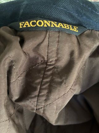 Abrigo Faconnable Negro