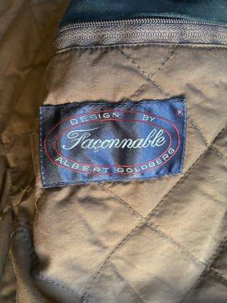 Abrigo Faconnable Negro