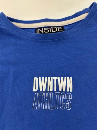 Camiseta juvenil INSIDE azul