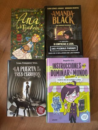 Libros juveniles e infantiles variados