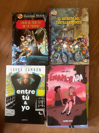 Libros juveniles e infantiles variados
