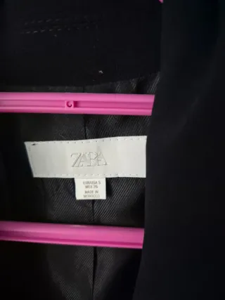 Americana Zara Negra Talla Única Nueva, es grande