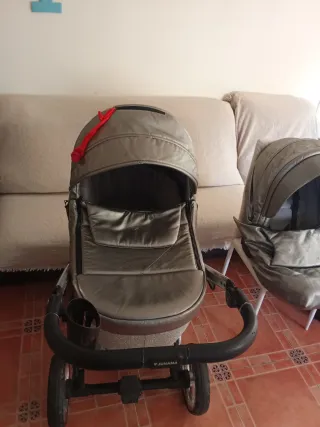 Cochecito Junama Glitters Plata