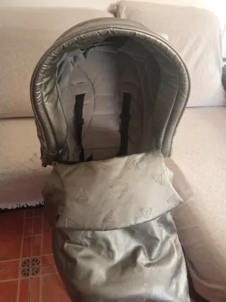 Cochecito Junama Glitters Plata