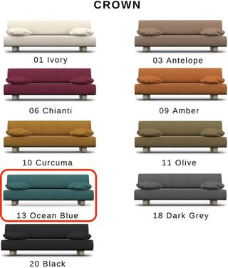 Funda sofá cama ALLERUM - Color verde