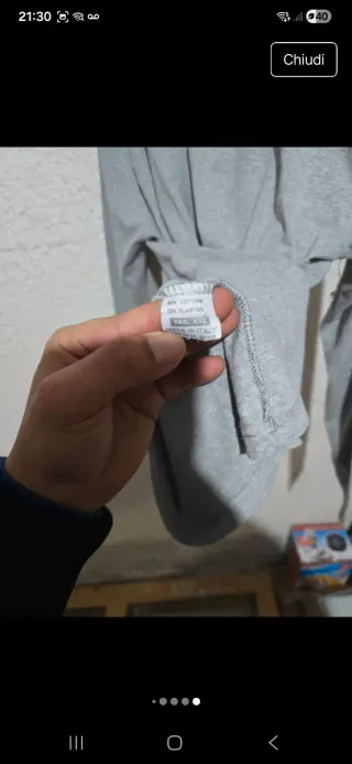 Polo England T-shirt Uomo XXL Grigio