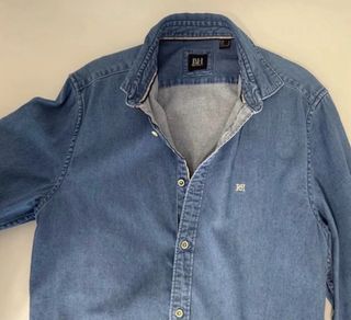 Camisa tipo vaquera manga larga. Pedro del Hierro