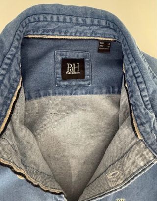 Camisa tipo vaquera manga larga. Pedro del Hierro