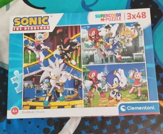 Puzzle Sonic The Hedgehog 3x48 Clementoni