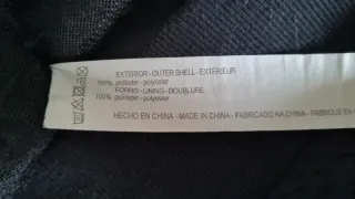 Sudadera pelo negra Lefties Talla S