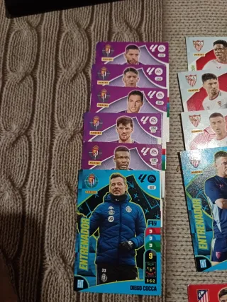 Lote de cromos de fútbol