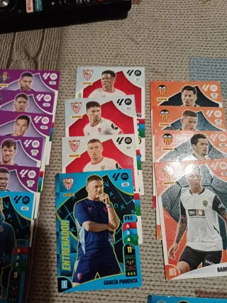 Lote de cromos de fútbol