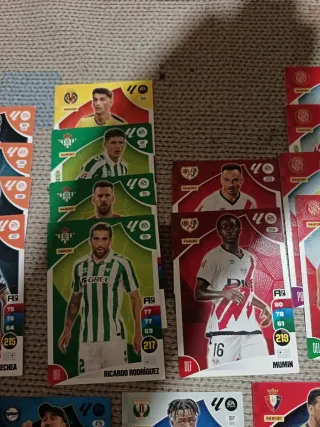 Lote de cromos de fútbol