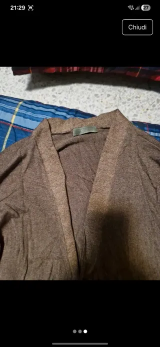 Cardigan marrone