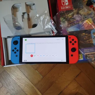 Nintendo Switch OLED con Animal Crossing