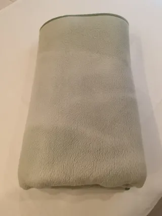 Manta de cama 150cm verde