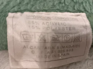 Manta de cama 150cm verde