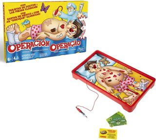 Hasbro Gaming Operación, Juego de Mesa Electrónico