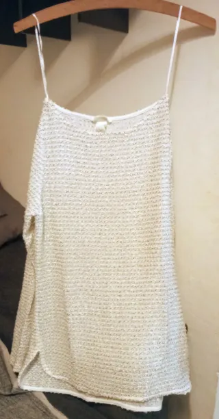 Jersey H&M Beige Dorado Talla M