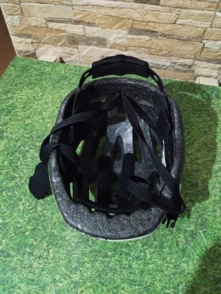 Casco bici infantil blanco estampado