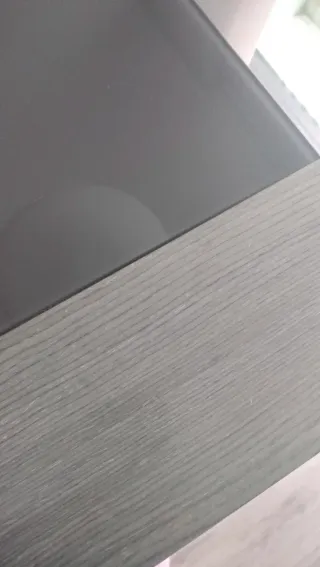 Mesa comedor extensible cristal y madera