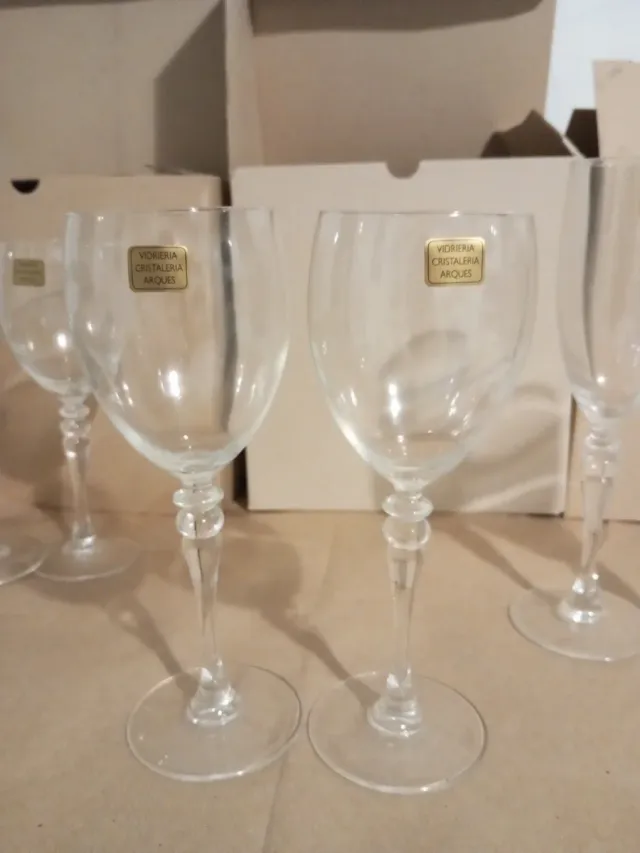 Copas de cristal D. Arques